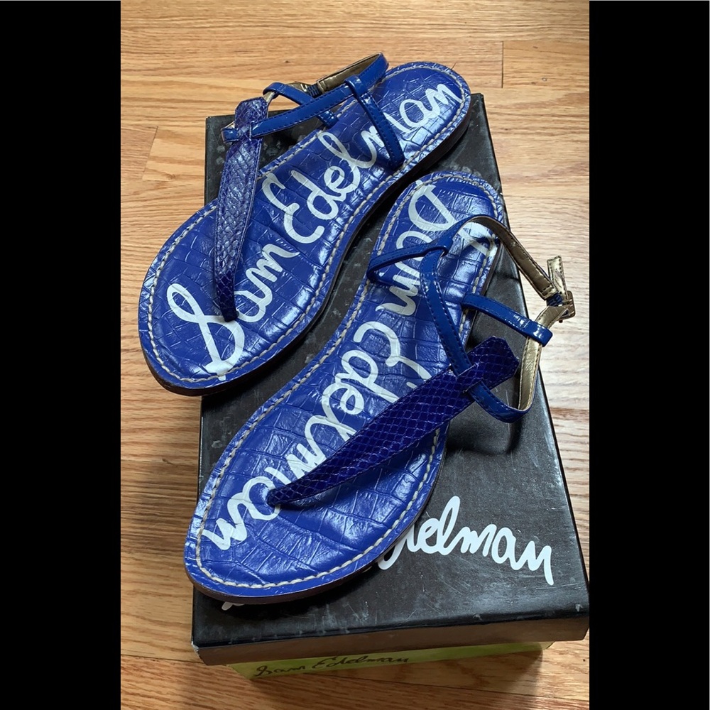 Sam Edelman Vibrant Blue Sandals